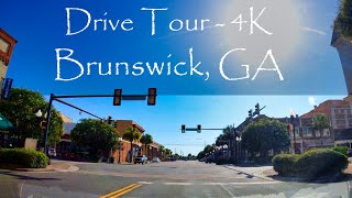 Brunswick Georgia  Driving Tour  4K  USA [upl. by Gerhan259]