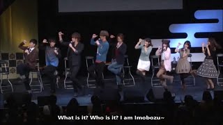 ENG Eguchi Takuya tries to stop a crazy Seiyuu dance [upl. by Avat]