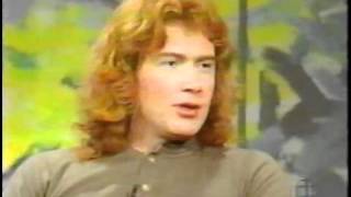 Megadeth  Dave Mustaine Interview CBCs Midday 1995 [upl. by Greenes]