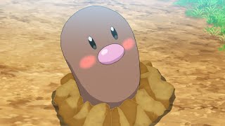 050 Digletts first appearance in the anime shorts pokemon anime [upl. by Moise372]