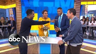 Chris Rock and Adam Sandler play Rock Paper Sandler [upl. by Annala112]