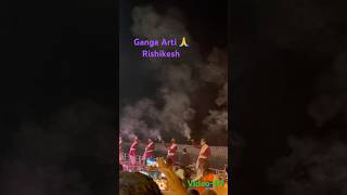 🕉️Ganga Aarti A Spiritual Journey Rishikesh trending  viral [upl. by Ahsratal139]