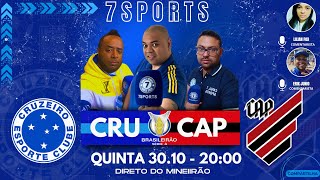 ðŸ”µCRUZEIRO 1X1 ATHLETICO  PR  CAMPEONATO BRASILEIRO 2022  AO VIVO [upl. by Winchell]