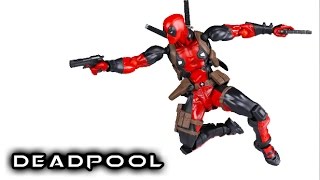 Amecomi Yamaguchi 001 DEADPOOL Revoltech Action Figure Review [upl. by Shiroma]