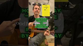 Guitar Chords for “Welcome to Paradise” by Green Day guitartutorial guitarchords guitarlesson [upl. by Aynat]