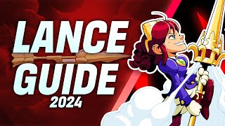 Brawlhalla Lance Combos amp Gameplay Guide 2024 [upl. by Samtsirhc]