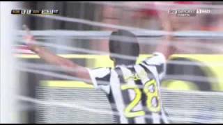 Roma  Juventus Il gol di Diego nel 1 tempo 30082009 [upl. by Lehcer814]