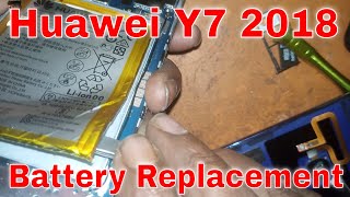 Huawei Y7 2018 Battery Replacement How To Change Y7 Prime Battery Huawei Y7 Prime 2018 LDNL21 LDN [upl. by Remmus]