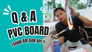 QNA PVC Board Bahan Pengganti Multiplek pvcboard interior kitchenset [upl. by Eatnoed35]