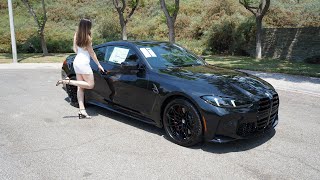 2025 BMW M4 Competition xDrive Coupe Review  Exhaust Sound  1920quot M Wheels  0 to 60 MPH in 34 s [upl. by Ramon679]