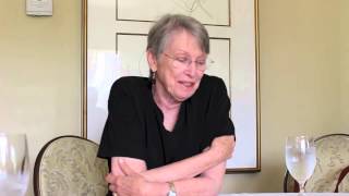 Lois Lowry  THE GIVER Press Junket Interview [upl. by Elvah]