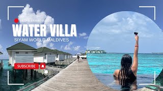 Our Wow Inclusive Package at Siyam World Maldives  Water villa with slide  Medha Rawat Vlogs [upl. by Delija]