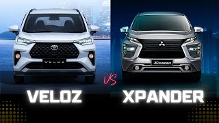 Mitsubishi Xpander vs Toyota Veloz  Detailed Comparison  Interior Exterior Powertrain amp More [upl. by Meijer110]