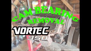 VORTEC 350  Cam bearing removal Chevy 350  PART 2 [upl. by Ahsienauq177]