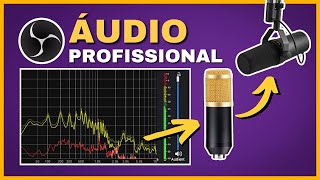 Como melhorar a qualidade de Ã¡udio do microfone no OBS Studio com plugins VST em 2024 [upl. by Adiasteb546]