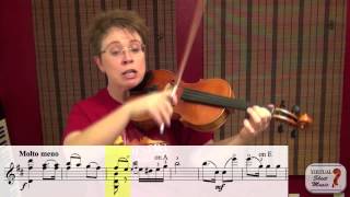 How to play Montis Czardas  Violin Lesson [upl. by Anenahs]