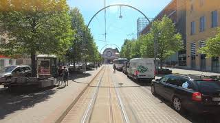 Liberec Czech Republic Tram ride FügnerovaJanův Důl [upl. by Sumer141]