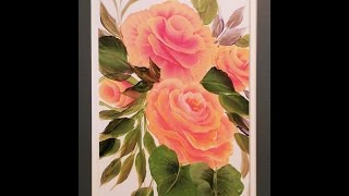 Learn to Paint  Cabbage Rose and New Rose Techniques [upl. by Eadrahc]