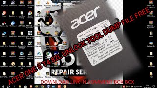 ACER ONE 8 T4 82L UNLOCK TOOL DUMP FREE [upl. by Idnor994]