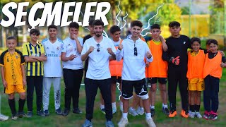 MAHALLEDEKİ ÇOCUKLARLA FUTBOL SEÇMELERİ EFSANE YETENEKLER [upl. by Travers]