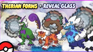 HOW TO GET THUNDURUS LANDORUSM AND TORNADOS THERIAN FORMS  REVEAL GLASS [upl. by Davey684]