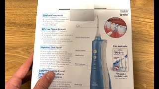 Piksters Hydropik Cordless Water Flosser Review How Does it Work [upl. by Ennire]