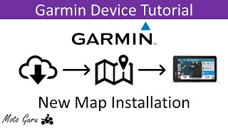 How to install a new map on a Garmin Device [upl. by Nylqcaj]