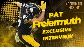 Pat Freiermuth Exclusive Interview  Around The 412 Steelers Show [upl. by Gunter665]