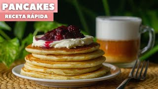 CÓMO HACER PANCAKES o HOTCAKES [upl. by Georgette]