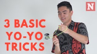 Learn How To Do These 3 Basic YoYo Tricks From Champion Evan Nagao [upl. by Irehs]