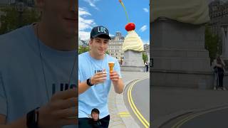 Drop my Ice Cream magic challenge icecream funny vfx visualeffects [upl. by Olympias]