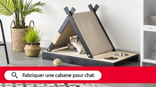 Tuto  Fabriquer une cabane pour chat  Short [upl. by Rogerio550]