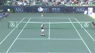 AIG OPEN 2007 準決勝 ダビド・フェレール VS イボ・カロビッチ [upl. by Richella225]