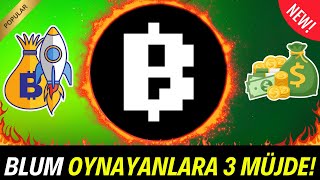 BLUM COİN OYNAYANLARA 3 MÜJDE HABER Blum Memepad Goats Airdrop Paws Mystery Quest Hamster Kombat [upl. by Idnod41]