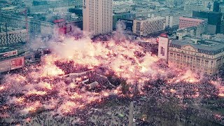 Marsz Niepodległości  WARSZAWA TIMELAPSE [upl. by Bohman300]