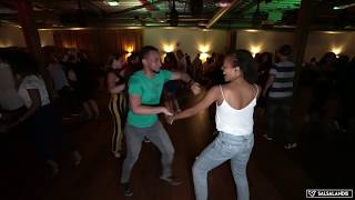 Raimbard amp Milou dancing Salsa  Salsaventura XXL  13 July 2019 [upl. by Ydassac]