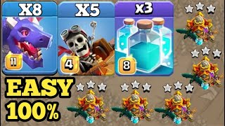 Th16 dragon attack strategy II best th16 attack strategy clash of clans [upl. by Rehpinej]