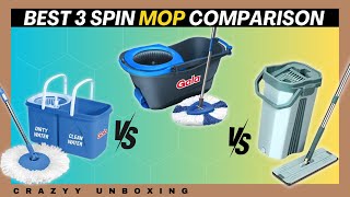 Best Spin mop in India  Spin Mop vs Flat Mop  GALA Turbo Spin Mop  GALA Twin Bucket Spin Mop [upl. by Ailema]