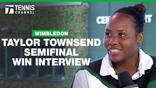 Taylor Townsend spills the tea on partnership with Katerina Siniakova  2024 Wimbledon Semifinal [upl. by Heeley192]