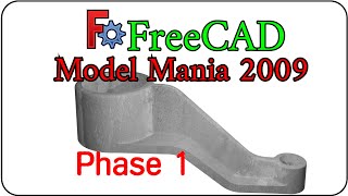 Model Mania 2009 in FreeCAD Phase 1 Sweep on 2 Rails alternative in FreeCAD [upl. by Sam]