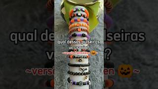 Versão halloween 🎃🧡 beads nflopa bracelet [upl. by Anivid]