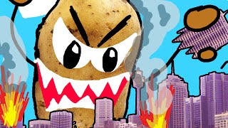 CITY DESTROYED BY POTATO  Drawing Your Comments [upl. by Revilo]