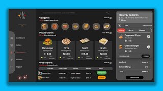 Vue 3  Vuetify 3 POS Restaurant Food Ordering Dashboard UI Design  HTML  CSS  Javascript  vue [upl. by Rudie]