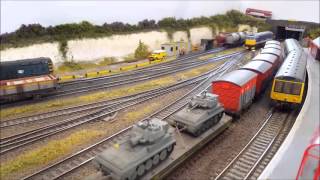 Tidworth  Basingstoke Model Railway Show  March 2016 [upl. by Mmada715]