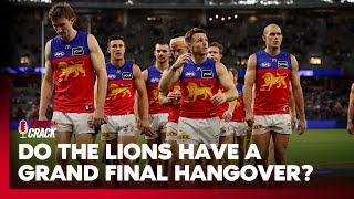 Are there early signs of cracks appearing within the Brisbane Lions I First Crack I Fox Footy [upl. by Yrrej]