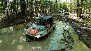 RZR Turbo in Deep at Tigerton Atv Park [upl. by Sucramd]