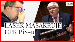 Sejm Maciej Lasek masakruje projekt CPK w wydaniu PiSu [upl. by Araik971]