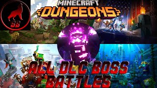 Minecraft Dungeons All DLC Boss Battles [upl. by Etteniuq]