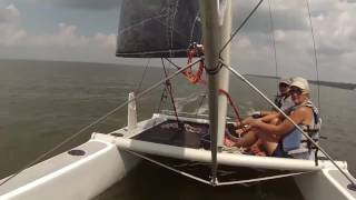 Nacra 5 2 Sailing [upl. by Ikram]