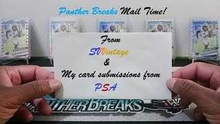 Panther Breaks Mail Time 40 From svvintage amp My PSA Submissions 💥🏈💥🏈💥 [upl. by Thill]